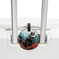 thumbnail image 3 of Wolf Set of 2pcs PU Leather Round Suitcase Tags with Privacy Cover and Name ID Tag - Ideal for Travel Luggage, Handbags, Backpacks, School Bags, 3 of 6