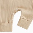 thumbnail image 6 of CAUYDY Infant Boy Bodysuit Preemie Long Sleeve Romper for Girl Newborn Soft Sleepers Fall Winter Baby Pajamas 0-3M 6-9M 12-18M Sizes 3-6 Months,Beige, 6 of 6
