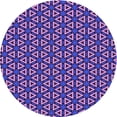 thumbnail image 1 of Ahgly Company Machine Washable Indoor Square Transitional Purple Area Rugs, 3' Square, 1 of 7