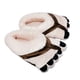 thumbnail image 1 of Qarigey Zapatillas térmicas para interiores, suela silenciosa para caminar en interiores, divertidas zapatillas cálidas de invierno a la moda Calzado cafe l 38-45, 1 of 6