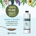 thumbnail image 4 of Zatural Neem Oil - 100% Pure Virgin Cold-Pressed Neem Oil for Skin, Hair & Natural Insecticide, 16 oz, 4 of 7
