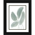 thumbnail image 1 of Artographie Studio 14x18 Black Ornate Wood Framed with Double Matting Museum Art Print Titled - Leaves Watercolor 02, 1 of 4