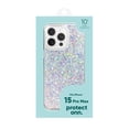 thumbnail image 6 of onn. Phone Case for iPhone 15 Pro – Iridescent Glitter Fleck, 6 of 6