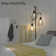 thumbnail image 4 of Costway 67''Industrial 3-Light Floor Lamp Metal Standing Tree Lighting Bedroom Office, 4 of 9