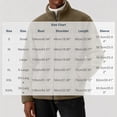 thumbnail image 3 of hoksml Men s Solid Fleece Zip Up Jacket Stand Collar Long Sleeve Sherpa Coat for Fall Winter Daily Work Comfort, 3 of 8