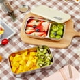thumbnail image 2 of Osdhezcn 304 Stainless Steel Salad Bentos Box Outdoor Lunchbox for Picnics and Hiking Stackable Lunch Container for Students, 2 of 20