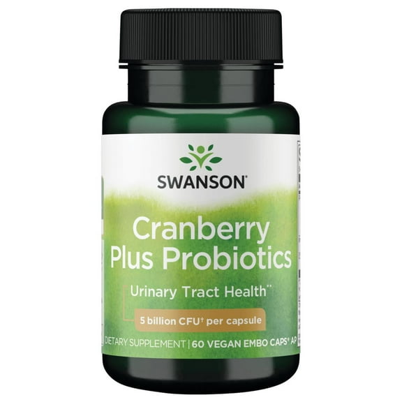 Swanson Cranberry Probiotic 5 Billion Cfu 60 Veggie DrCapsules