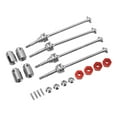 thumbnail image 2 of RC Front Rear Drive Shaft, Steel Aluminum Alloy Accurate RC Drive Axle Set  For Replacement, 2 of 8