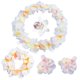 thumbnail image 1 of Leis hawaiano Luau diadema tropical corona de flores tocado pulseras mujeres lindo collar floral pulseras bandas para el pelo para verano playa vacaciones piscina fiesta decoraciones regalos suministr, 1 of 5