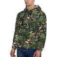 thumbnail image 3 of Naloa Mallard Ducks And Water Men's Casual Hooded Collar Drawstring Hoodies Pullover Sweatshirts Casual Long Sleeve Shirts-3X-Large, 3 of 7