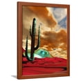 thumbnail image 1 of Crashed Alien Spacecraft, Framed Art Print Wall Art by Victor Habbick Sold by Art.Com, 1 of 6