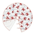 thumbnail image 3 of Salouo Cartoon Lobsters Christmas Tree Skirt 36" Farmhouse Christmas Decorations Snowman Xmas Tree Skirt Tree Mat for Holiday Party Decor, 3 of 8