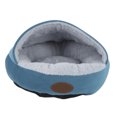 thumbnail image 2 of Pet Bed, Creative Warm Shell Shaped Healthy Pet   For Pet For Small Cat For Small Dog Breed Blue Hard Top, 2 of 8