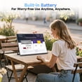 thumbnail image 5 of Portable Monitor Touchscreen 15.6" FHD 1080p, Travel Monitor with Built-in Battery & Kickstand & Speakers, HDMI USB C External Portable Monitor for Laptops, PC, Mac, Xbox, Switch, and PS5/4, 5 of 10