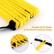 thumbnail image 4 of Kit de escalera de entrenamiento de agilidad y velocidad, 12 peldaños planos ajustables y 10 conos (naranja y amarillo) para Fo, 4 of 9