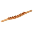 thumbnail image 3 of Wooden Gua Sha Scraping Massage Tool, Handheld, Length 58cm ,Professional Wood Guasha Tool Wood Guasha Scraping Rod for Body Arms Shoulder brown 31 beads, 3 of 10