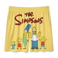 thumbnail image 4 of Simpsons Men's Short Pajama Pants Soft Trendy Sleep Shorts Breathable Ice Silk Lounge Shorts XL, 4 of 8
