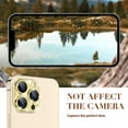 thumbnail image 4 of Bling Diamond Camera Lens Protector for iPhone 13 Pro & iPhone 13 Pro Max, Dteck Glitter Metal Lens Protective Cover, Gold, 4 of 5