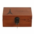 thumbnail image 2 of CAJA DE MADERA VINTAGE, CAJA DE ALMACENAMIENTO DE MADERA CON HERMOSO PATRÓN DE INFORMACIÓN DE GRAN Capacidad para Almacenar Dulces, Papel, Joyas, 2 of 7