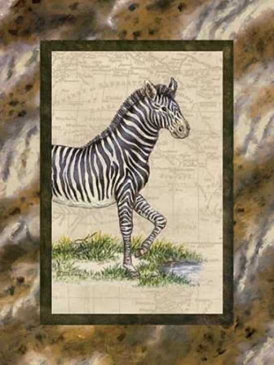 Zebra Canvas Art -