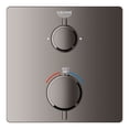 thumbnail image 5 of Grohe Grohtherm 24111A00 Dual Function 2-Handle Thermostatic Valve Trim in Grohe Hard Graphite, 5 of 5