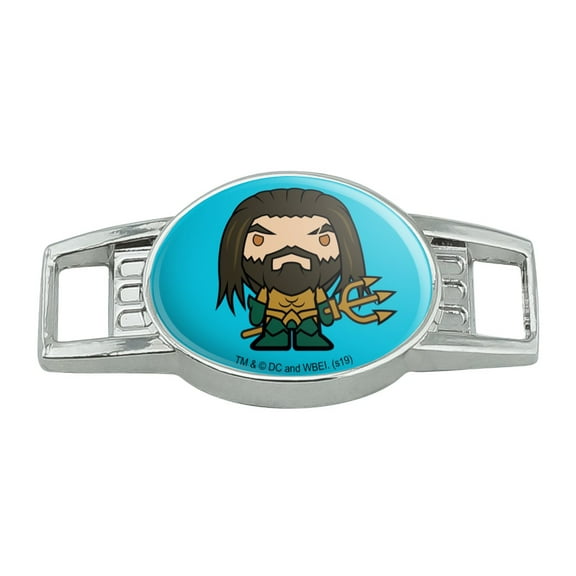Aquaman Movie Cute Chibi Character Shoe Shoelace Shoe Lace Tag Runner Gym Charm Decoration