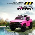 thumbnail image 6 of Acekid 12V Ride on Car Battery Powered Ride On Truck Electric Vehicles Toys with Remote Control MP3/Bluetooth Spring Suspension LED Pink, 6 of 6