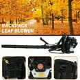thumbnail image 3 of Leaf Blower, Gas Blower, Gas Leaf Blower for Lawn Care, 2-Stroke Engine 550CFM Air Volume Tank Leaf Blower 52CC Gas Powered Backpack Snow Blower, 3 of 9