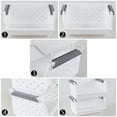 thumbnail image 6 of Lasbily Set of 4 Plastic Stackable Storage Baskets, Stackable Organizer Bins for Kitchen, Pantry and Bathroom, White, 6 of 11