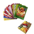 thumbnail image 3 of Caja de cartas de Pokémon Pikachu de dorado, tarjetas de batalla de colección rara, juguetes de 15-55 piezas, dorado, plateado, español, francés, inglés, Charizard, 3 of 6