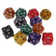 thumbnail image 1 of Ensemble de 12 Pcs Matrices Polyédriques D30 D24 s Numériques pour Jouets de Jeu, 1 of 10