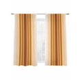 thumbnail image 6 of Burnt Orange Ombre Stripe Sheer Curtains for Living Room Bedroom Farmhouse Simple Striped Sheer Curtains 63 Inch Long 2 Panels Set Light Filtering Curtain Window Treatments Drapes for Dining Room, 6 of 6