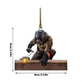thumbnail image 5 of Ktoot 1pc Welder Ornament 2025, Unique Christmas Ornaments,Acrylic Double-sided Ornament for Christmas Tree Decorations,Decorative Hanging Ornaments,Gifts for Welders, for Men, 5 of 5