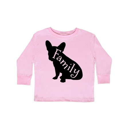 

Inktastic Family Dog- French bulldog Gift Toddler Boy or Toddler Girl Long Sleeve T-Shirt