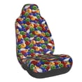 thumbnail image 1 of Wukai Bowling Colorful Full Set Car Seat Covers with Soft Padding Universal Auto Front Seats Protector and Cushion Mat, 1 of 5