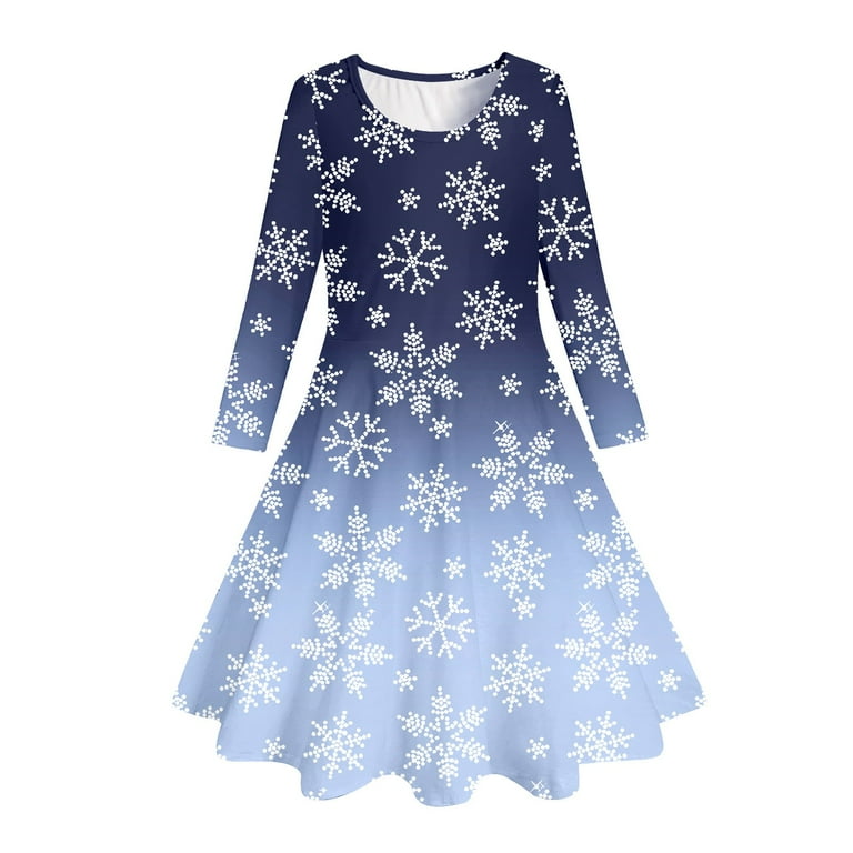 christmas themed dresses Girls' Pink Twirl Dress length Christmas dress is designed to captivate and charm Christmas Dresses Christmas Print Long