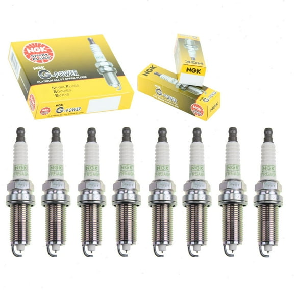 8 pc NGK G-Power Spark Plugs compatible with Ram Dakota 4.7L V8 2011