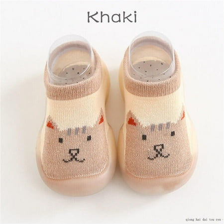 

Kids Baby Girls Boys Toddler Anti-Slip Slippers Socks Cotton Shoes Winter Warm