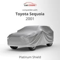 thumbnail image 2 of Platinum Shield Weatherproof SUV Cover Compatible with Toyota 2023-2024 Sequoia - Outdoor - Protect from Water, Snow, Sun - Fleece Lining, 2 of 8