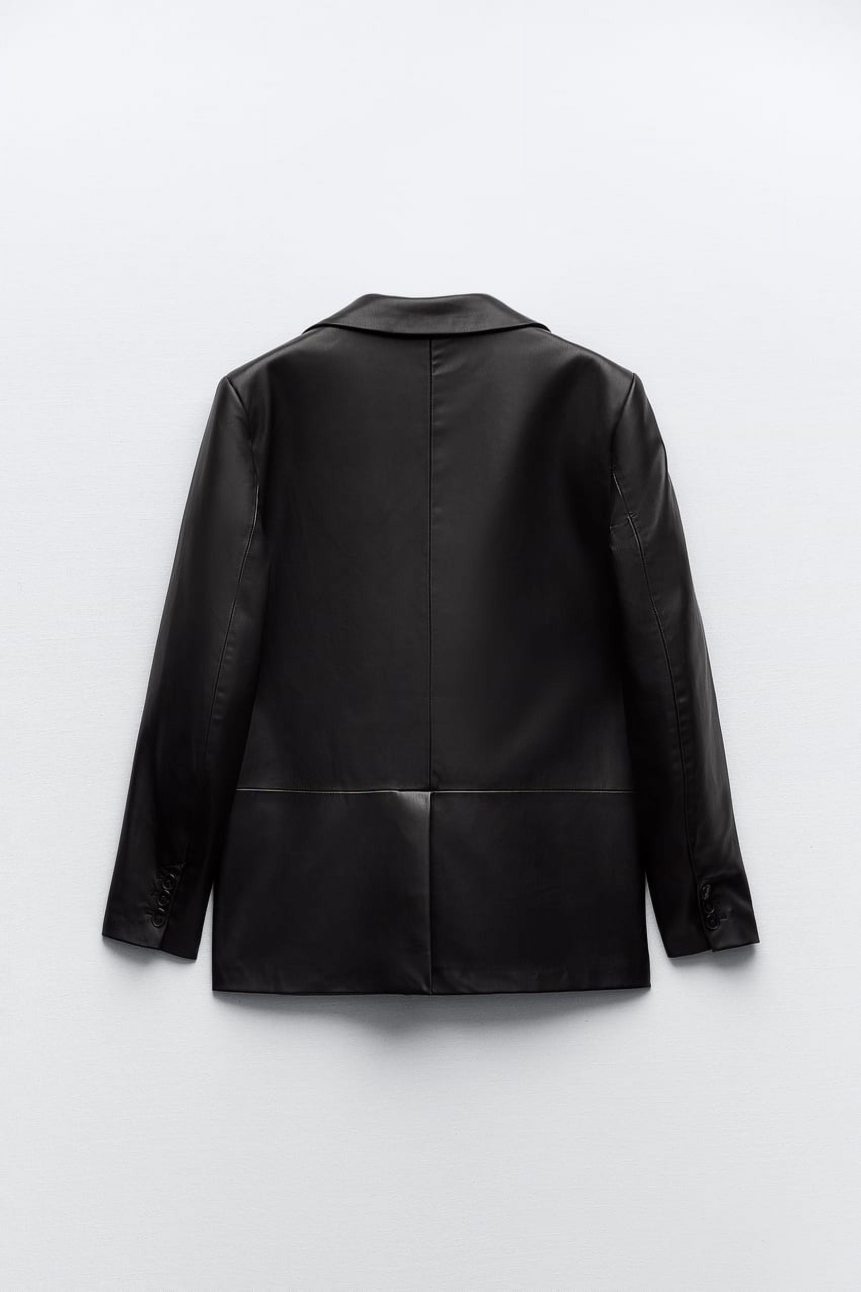 zara レザー　Lサイズ 美品】ザラ レザージャケット ダブルライダース ラムレザー 黒