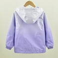 thumbnail image 5 of Vividxx Toddler Rain Jacket Girls Windbreaker Jacket Lightweight Outdoor Raincoat Fall Hiking Coat With Hood For Toddler Youth Kids 9-10 Years, 5 of 7