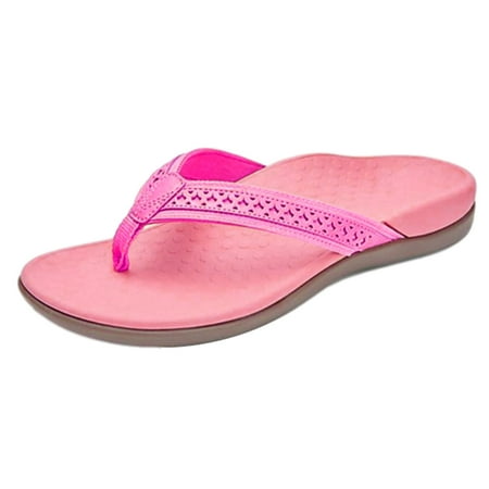 

Catinbow Women＇s Aliza Toe-Post Sandal - Ladies Everyday Sandals with Concealed Orthotic Arch Support
