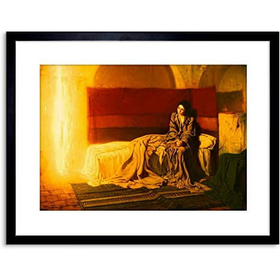 Tanner The Annunciation Painting Artwork Framed Wall Art Print 9X7 Inch