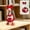 Red, variant on Gallickan Knitted Desktop Goose Costume, 1pc Mini Hat and Outfit Set, Red Sweetheart Dress, Handmade Crochet Figurine Clothing for Party Festival Home Decor