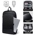 thumbnail image 2 of Mochila para portátil BANGE Slim Fit de 15,6 pulgadas con compartimentos para iPad, 2 of 6