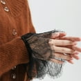 thumbnail image 6 of 2Pairs Elegant Lace Flower Women Arm Sleeves Decorative Wristcuff Dress Armwear, 6 of 20