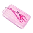 thumbnail image 5 of Pen+Gear Lightweight Plastic Pencil Box with Snap-on Lid, Translucent Lavender, 1-Pack, 5 of 7