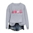 thumbnail image 3 of Christmas Sweatshirt for Womens Fashion Crewneck Christmas Printed Pullover Top Winter Long Sleeve Sweaters Loose Plus Size Blouses Tops, 3 of 6