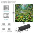 thumbnail image 3 of Colorful Frogs and Butterflies Picnic Blankets Extra Large 78"x78" Beach Blanket Waterproof Sandproof Outdoor Mat for Camping Travel Park, 3 of 6
