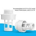 thumbnail image 6 of BQBQERT Hose Drain Plug Connector Replacement Round Swimming Pool Garden Drain Plug Secure Attachment Accessories, 6 of 16